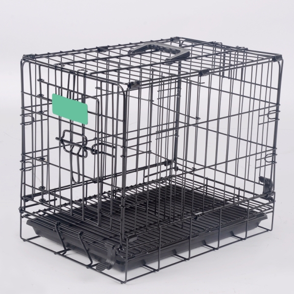 Whole sale Wire Pet Cages House for Dogs and Cats Foldable Iron Carriers Animal Cage
