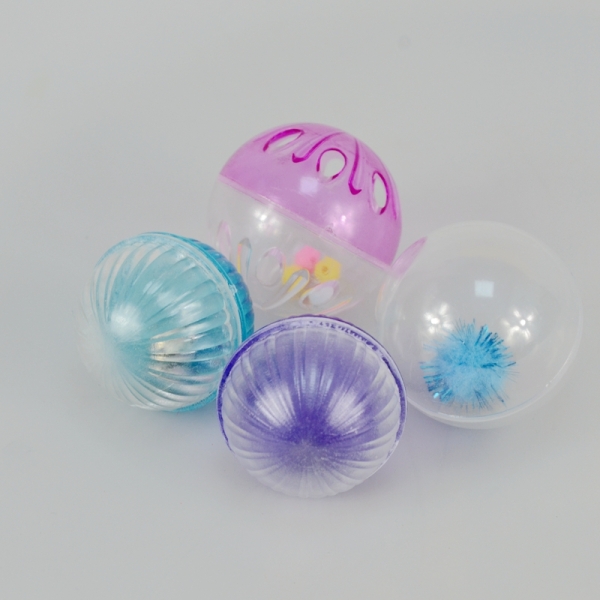 Plastic balls cat toy cheap teasing pet toys