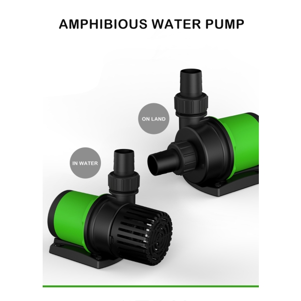 ATMAN DC24V ECO Submersible Variable Frequency Water Pump Flow Adjustable High Lift Silent Pump With Remote Control For Pond Fish Tank