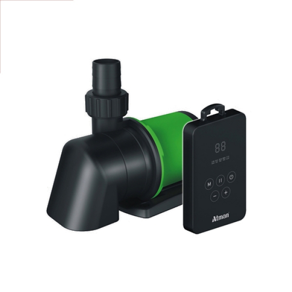 ATMAN DC24V ECO Submersible Variable Frequency Water Pump Flow Adjustable High Lift Silent Pump With Remote Control For Pond Fish Tank