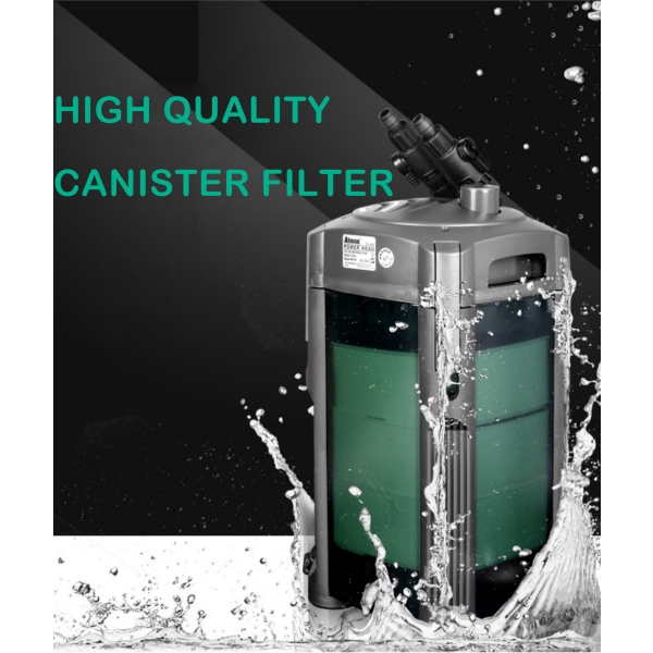 ATMAN CF Series Fish Tank External UV Filter Box High Flow Fresh&Sea Water Canister UV Filter