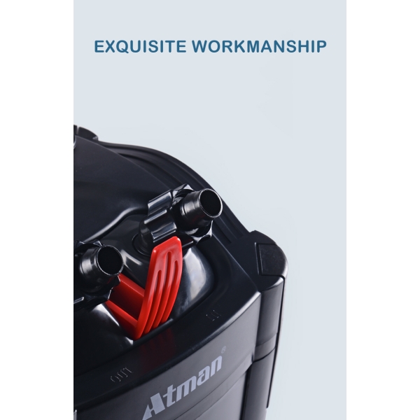 Boîte de filtre externe pour seau d'aquarium série ATMAN RF pour étang à poissons