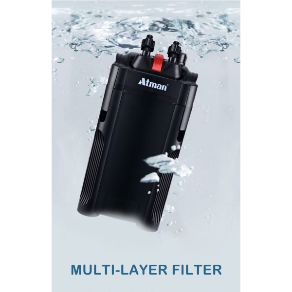 Boîte de filtre externe pour seau d'aquarium série ATMAN RF pour étang à poissons