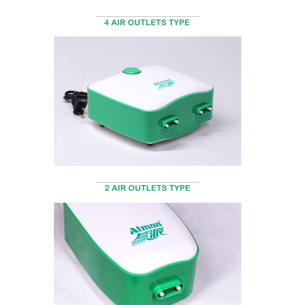 ATMAN Air Pump Solar Pond Aerator Oxygen Pump With Air Hose Swimming Pool Fish Tank Oxygenator