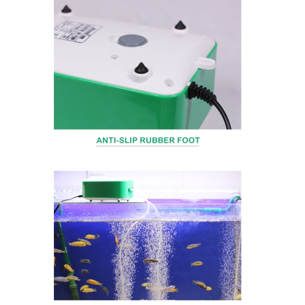 ATMAN Air Pump Solar Pond Aerator Oxygen Pump With Air Hose Swimming Pool Fish Tank Oxygenator