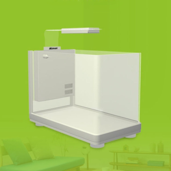 ATMAN Small Fish Tank Aquarium Ultra-white Glass Back Filter Fish Tank Living Room Household Fish Tank