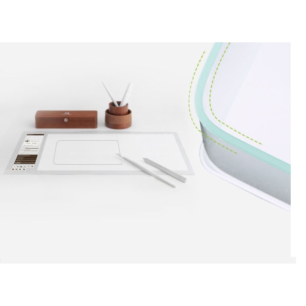 ATMAN Small Fish Tank Aquarium Ultra-white Glass Back Filter Fish Tank Living Room Household Fish Tank