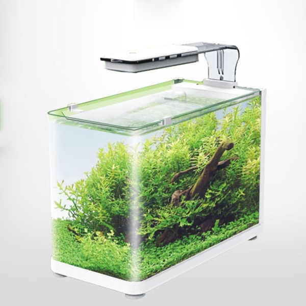 ATMAN Small Fish Tank Aquarium Ultra-white Glass Back Filter Fish Tank Living Room Household Fish Tank