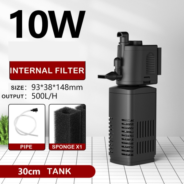 Fish Tank Filter 3 In 1 Aquarium Internal Filter Submersible Bio Sponge Fish Tank Aquarium Filter