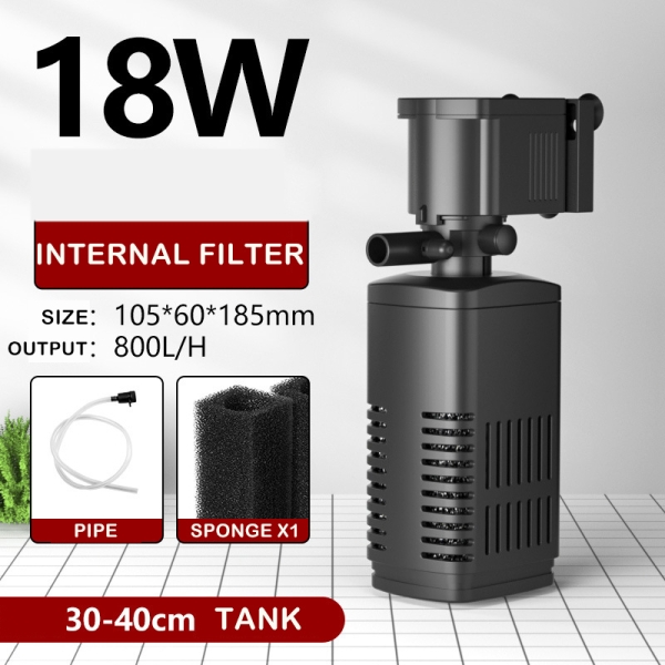 Fish Tank Filter 3 In 1 Aquarium Internal Filter Submersible Bio Sponge Fish Tank Aquarium Filter