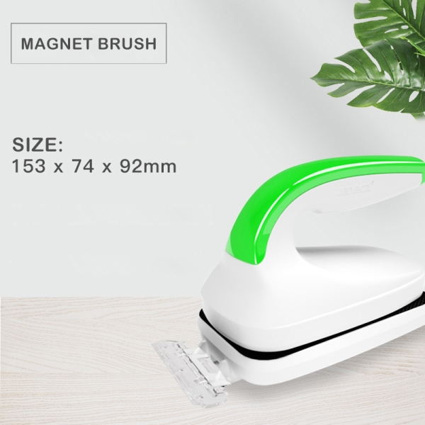 Fish Tank Strong Magnetic Cleaning Brush Double-sided Cleaning Glass Brush With Algae Scraper Cleaner Aquarium Accessory