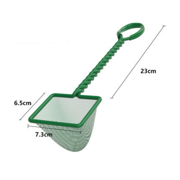 Aquarium Fish Net Small Nylon Fishing Nets with Plastic Handle for Fish Tank
