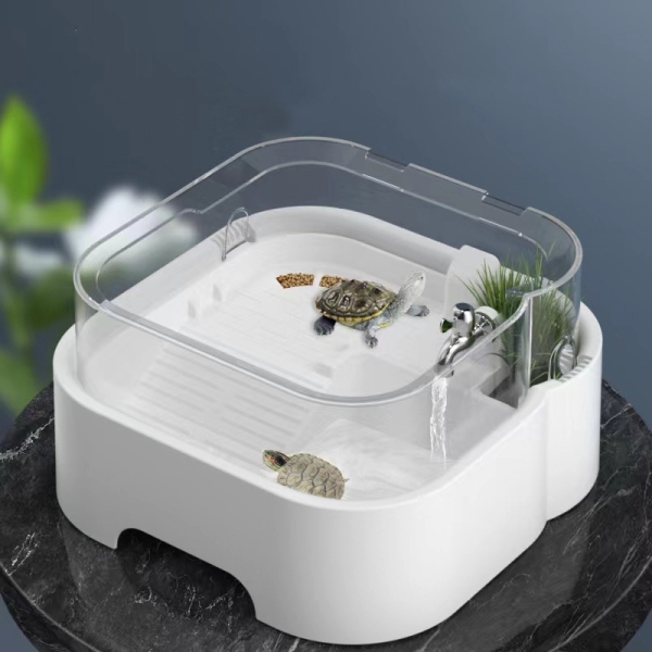 Wholesale High Quality Ecological Turtle Tank Aquarium For Reptile Glass Aquatic Turtle Pool Tank