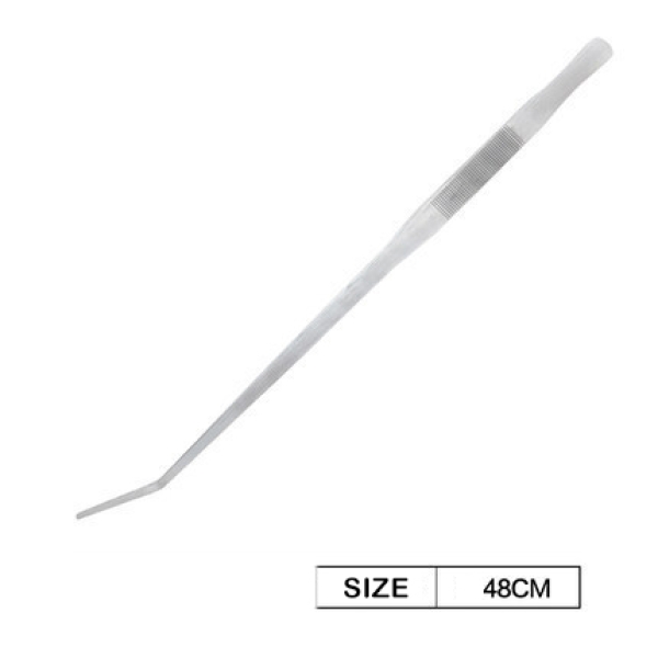 Aquarium Grass Tweezers Stainless Steel Straight and Curved Long Tweezer For Aquarium