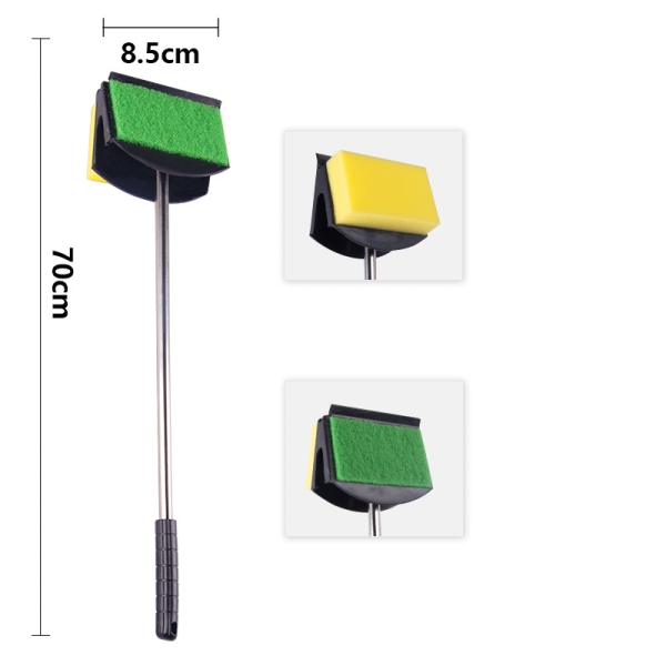 Herramientas de limpieza para acuarios Cepillo para pecera Limpiador de vidrios Cepillo de limpieza Accesorio para acuarios