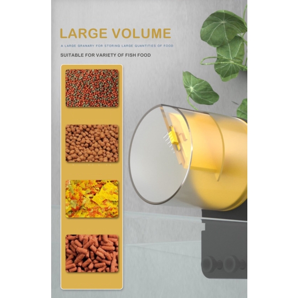 Aquarium Automatic Fish Feeder Vacation Timer Feeder for Fish Tank Electric Adjustable Auto Fish Food Dispenser feeder