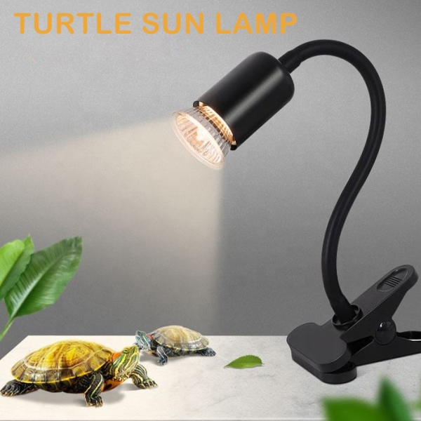 Reptile Heat Lamps UVA/UVB Turtle Heating Lamps with Clamp Basking Lamp for Lizard Turtle Snake