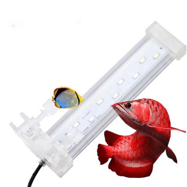 LED Aquarium Fish Tank Light Clip LED Plants Grow Lights Aquatic Freshwater Aquarium Lamp Waterproof 220V EU Plug