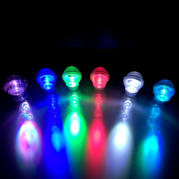 Aquarium Light Suction Cup USB Wire RGB Colourful Gradient Submersible Spot Lights IP68 Waterproof Underwater Fish Tank LED Lamp