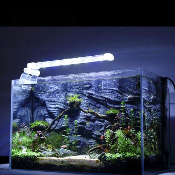 LED Aquarium Fish Tank Light Clip LED Plants Grow Lights Aquatic Freshwater Aquarium Lamp Waterproof 220V EU Plug