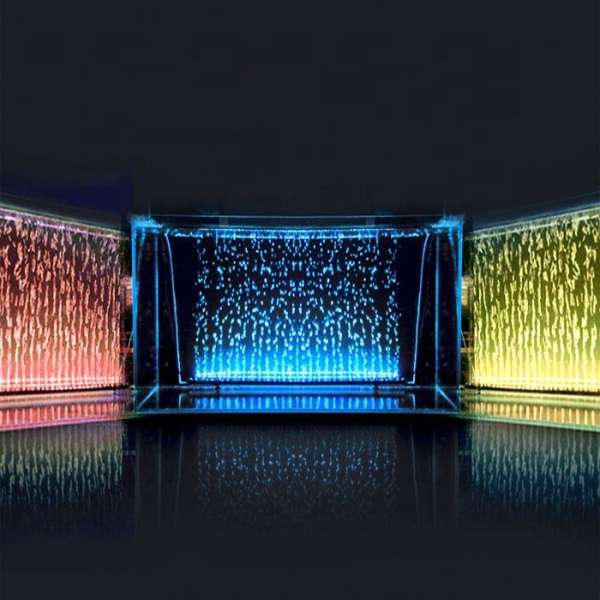 مصباح إضاءة LED لحوض السمك مزود بفقاعات هوائية