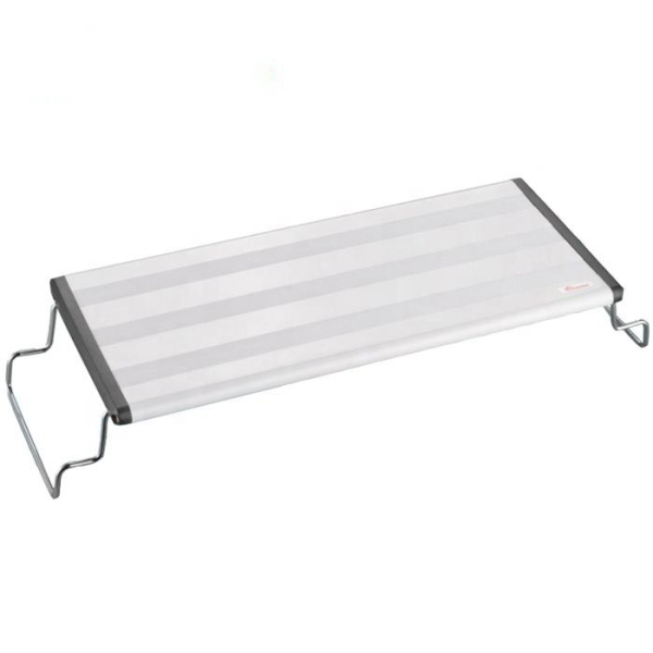 Lámpara de acuario ultradelgada de tres colores ajustable para cultivo de plantas de arrecife acuático para decoración de acuarios, lámpara con soporte para pecera