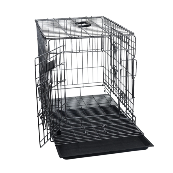Factory Wholesale Metal Iron Wire Folded Dog Cages Customized Large Pet Cages Kennels Dog House Crate