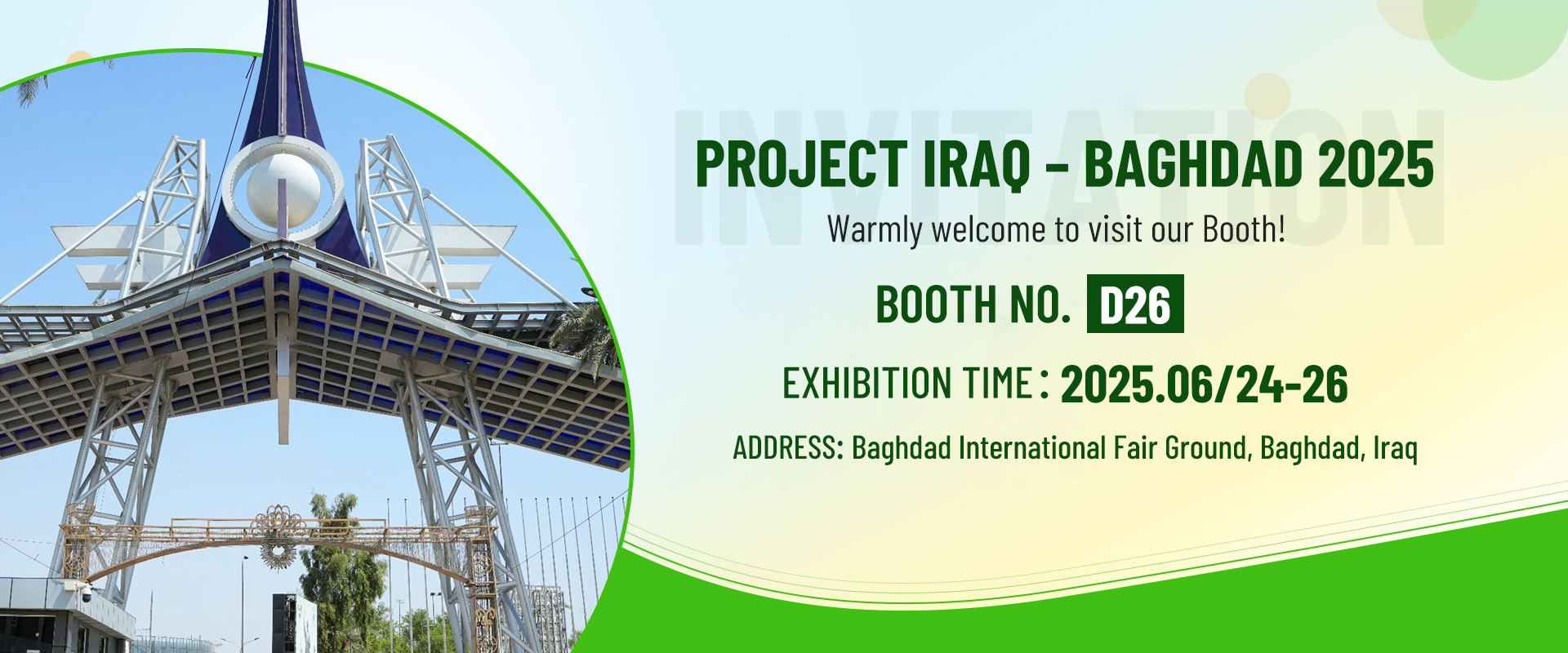 Meet Us at PROJECT IRAQ - BAGHDAD 2025!